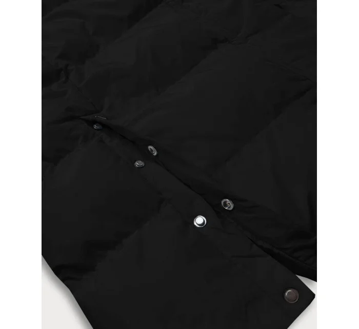 DŁUGA ZIMOWA KURTKA DAMSKA NA CZARNA model 21245069 - LHD