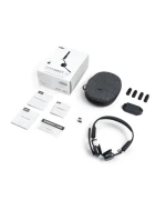 Shokz OpenMeet mic-ANC USB-C bezdrátová sluchátka s kostmi + adaptér USB-A černá