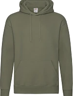 Fruit of the Loom Premium Hooded Sweat Pánská mikina s kapucí 16.2152 classic olive