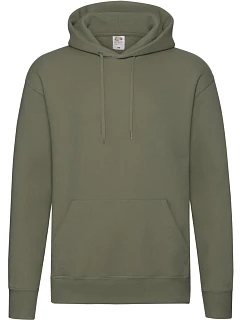 Fruit of the Loom Premium Hooded Sweat Pánská mikina s kapucí 16.2152 classic olive