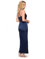K155 Maxi šaty - tmavě modré