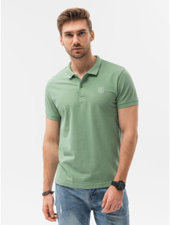 Ombre Polo trička S1374 Zelená