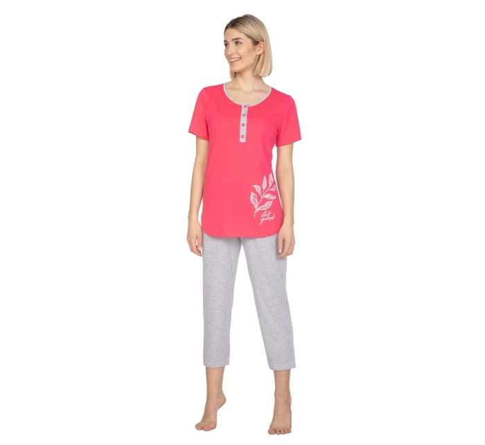 Dámské pyžamo 665 red - REGINA