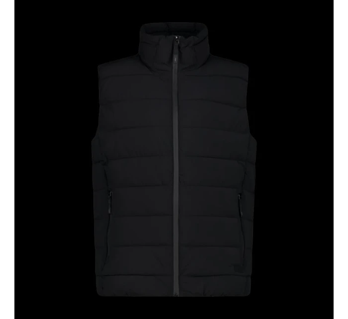 CMP pánská zateplená vesta zimní sportovní bez rukávů černá (34K0757/U901)