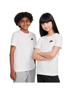 Dětské tričko Nike Sportswear bílé FZ5177 100