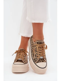 Dámské Tenisky Na Masivní Platformě Leopard model 21703636 - Boto