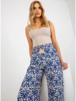 Kalhoty D73770R62237A tmavě modré