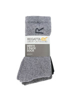 Pánské ponožky 3-pack RMH018-906 šedé - Regatta