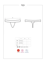 Svůdná tanga Selvy thong - Obsessive