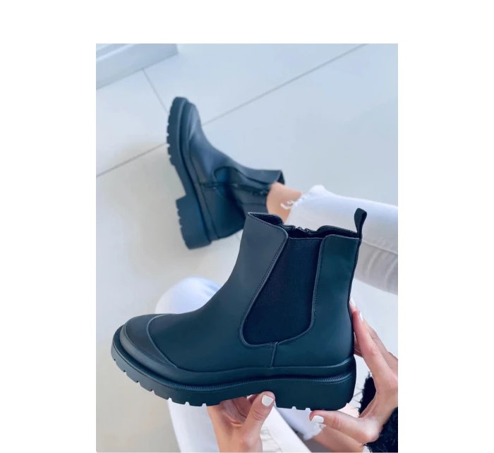 Dámské kotníkové boty 21053 Černá - Kayla