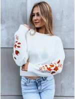 Dámský svetr white Dstreet model 21971128 - FashionStreet Dámský svetr white Dstreet model 21971128 - FashionStreet