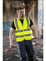 – Vesta se pruhy 76. black model 22503355 - Korntex – Vesta se pruhy 76. black model 22503355 - Korntex