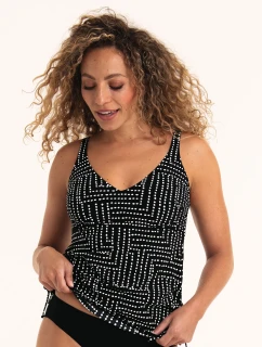 Style Malaika Top tankini - horní díl 8851-1 black - RosaFaia