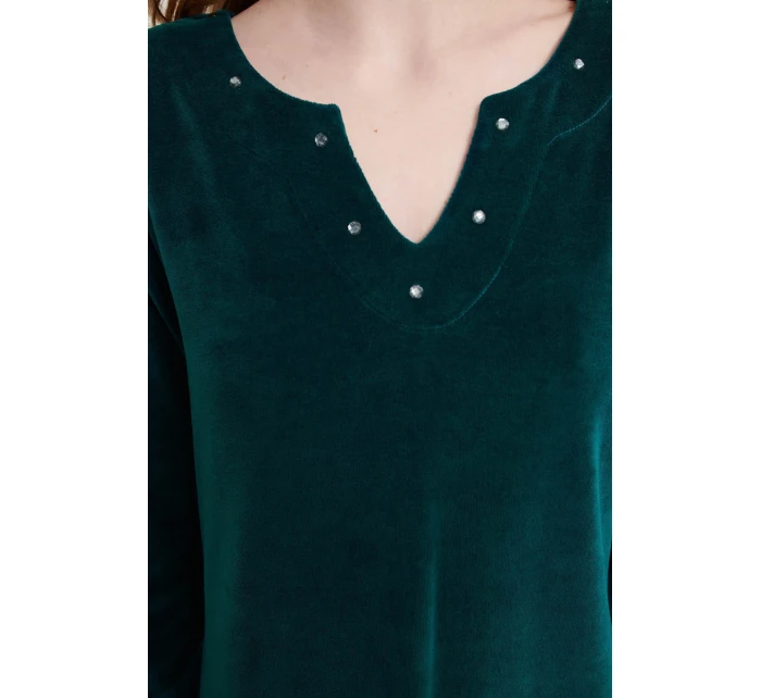 Obyčejné sametové šaty model 18937022 - Vamp