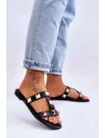 Dámské pantofle s velkými cvočky Černá model 21617996 - Boto Dámské pantofle s velkými cvočky Černá model 21617996 - Boto