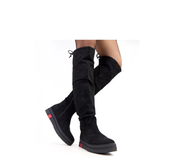 Dámské vysoké kozačky Černá model 21774591 - Inello