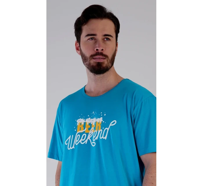 Pánská noční košile s krátkým rukávem model 20162176 - Vienetta MAN