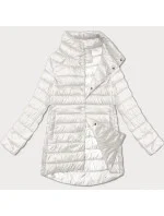 Dámská prošívaná bunda v barvě ecru se stojáčkem model 21042285 - MINORITY