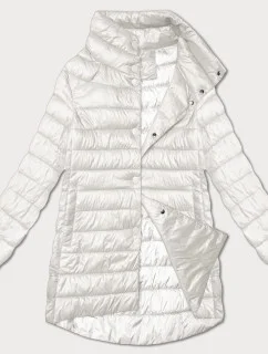 Dámská prošívaná bunda v barvě ecru se stojáčkem model 21042285 - MINORITY