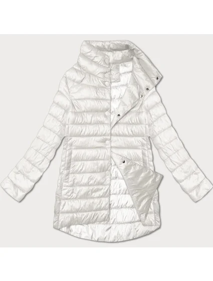 Dámská prošívaná bunda v barvě ecru se stojáčkem model 21042285 - MINORITY