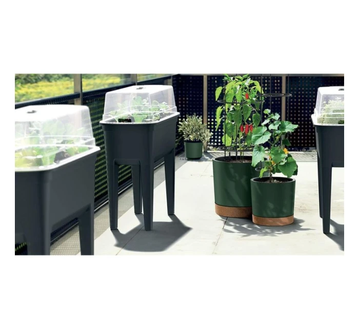 35L HOME GROWER ANTRACITOVÝ ZÍTŘEJŠÍ HRNEC S KOLEJNICÍ