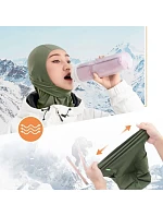 Qunature lyžařský plášť 13230023015 bike motorbike balaclava velikost L - zelená