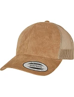 Flexfit 6606SU 6 panelová Trucker kšiltovka "Suede" 55.06SU khaki
