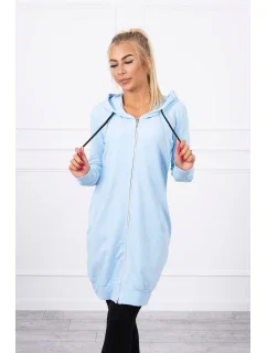 Mikina s kapucí modrá