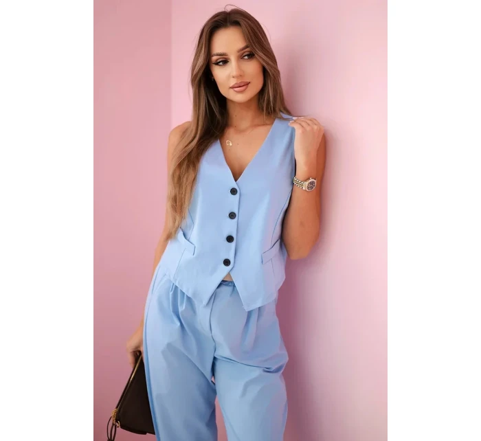 Set vesta + kalhoty modrý Set vesta + kalhoty modrý