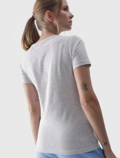 Dámské Hladké Tričko S model 21668549 Šedé - 4F