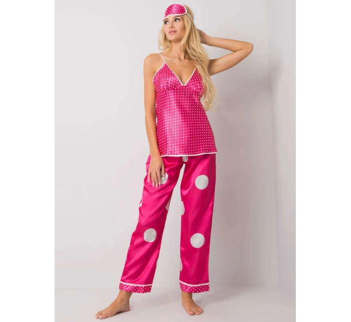 Růžová dámská souprava na spaní