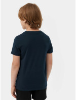 Chlapecké tričko 4FJSS23TTSHM294-31S tmavě modré - 4F