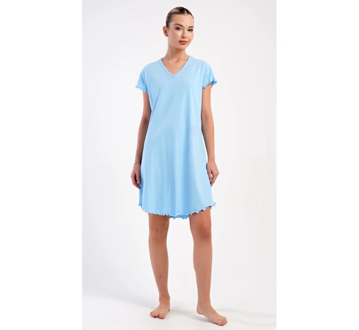 Dámská noční košile s krátkým rukávem Sandra