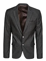 Pánské jednořadové sako černé FashionStreet MX0621