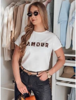 Dámské tričko bílé Dstreet model 21988856 - FashionStreet Dámské tričko bílé Dstreet model 21988856 - FashionStreet