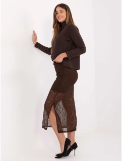 Sukně MI SD 122436.60 hnědá