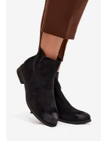 Dámské boty Vinceza – černé, na nízkém podpatku Dámské boty Vinceza – černé, na nízkém podpatku