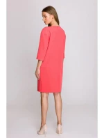 Dámské šaty model 21399713 Korálová - Stylove