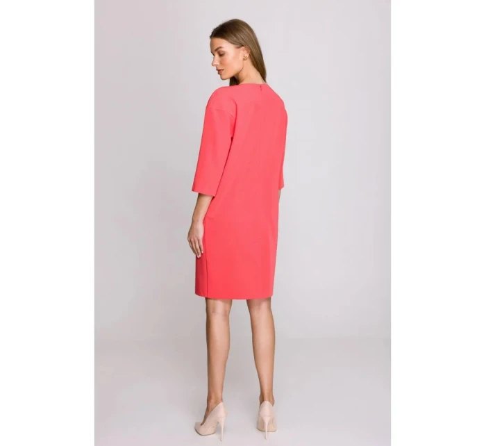 Dámské šaty model 21399713 Korálová - Stylove