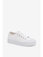 Dámské tenisky na platformě Big Star TT274269 Bílé