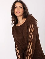 Jumper MI SW 1606.96 tmavě hnědý