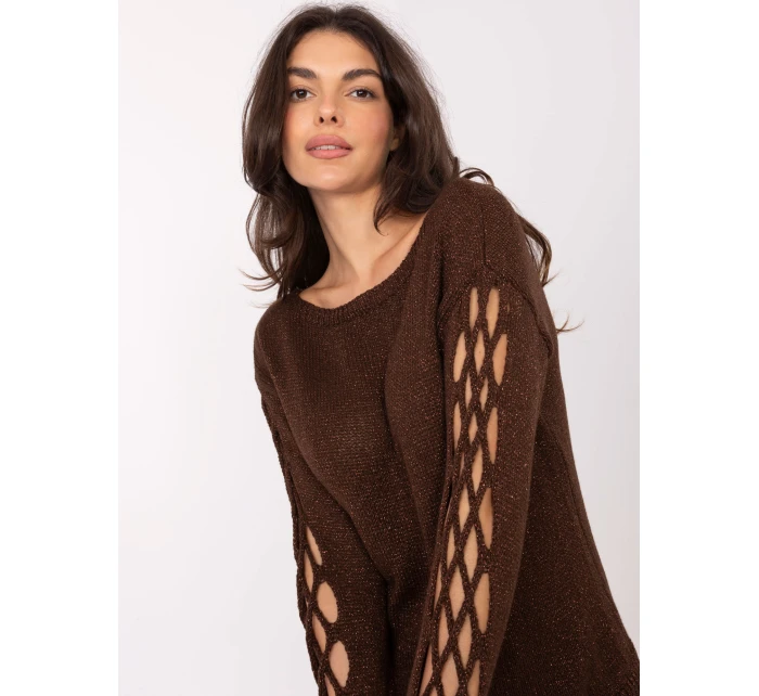 Jumper MI SW 1606.96 tmavě hnědý Jumper MI SW 1606.96 tmavě hnědý