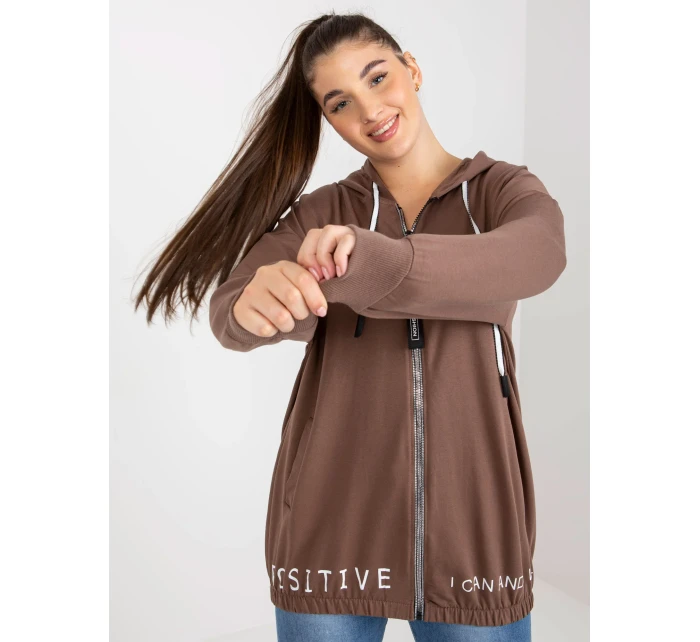 Mikina RV BL 8302.78 hnědá Mikina RV BL 8302.78 hnědá