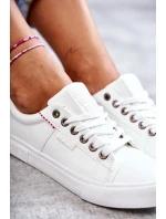 Dámské tenisky Kožené Big Star model 21251091 Bílé - Big Star Shoes Dámské tenisky Kožené Big Star model 21251091 Bílé - Big Star Shoes