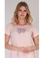 Dámské domácí šaty s krátkým rukávem Super girl