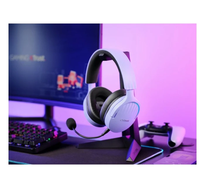 herní sluchátka Fialová model 21729919 - Trust