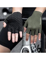 Prodyšné cyklistické rukavice Rockbros, krátké prsty, velikost: XL - zelené