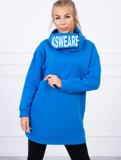 model 18747448 modrá mikina s kapucí - K-Fashion