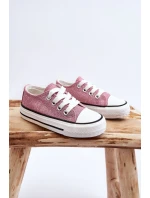 Dětské tenisky vázané Špinavě růžová Wella Dětské tenisky vázané Špinavě růžová Wella