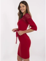 LK SK šaty model 20976008 bordó - FPrice